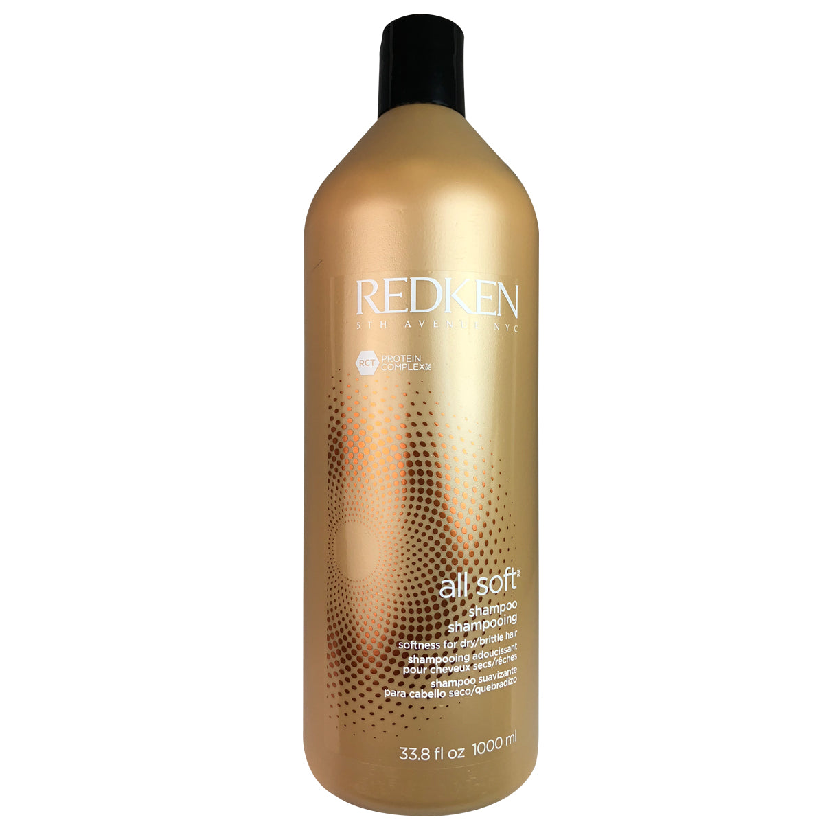Redken All Soft Hair Shampoo 1 Liter For Dry Brittle Hair
